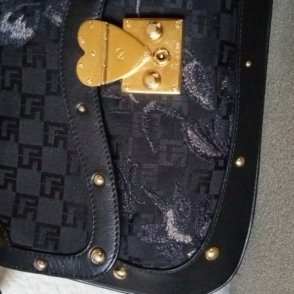 ST JOHN Couture Signature Jacquard w Embroidered Butterfly Hummingbird Purse Set - Picture 10 of 15